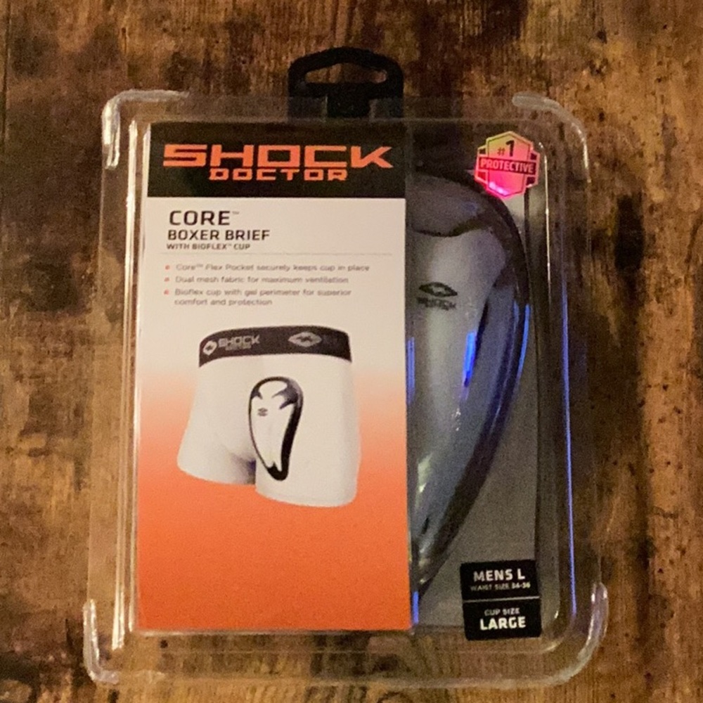 Men’s Shock Doctor Boxer Briefs with Athletic cup